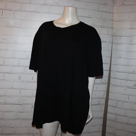🖤🧺🌑 George Soft Wash Tee · Black · Size 4XL - Picture 3 of 5